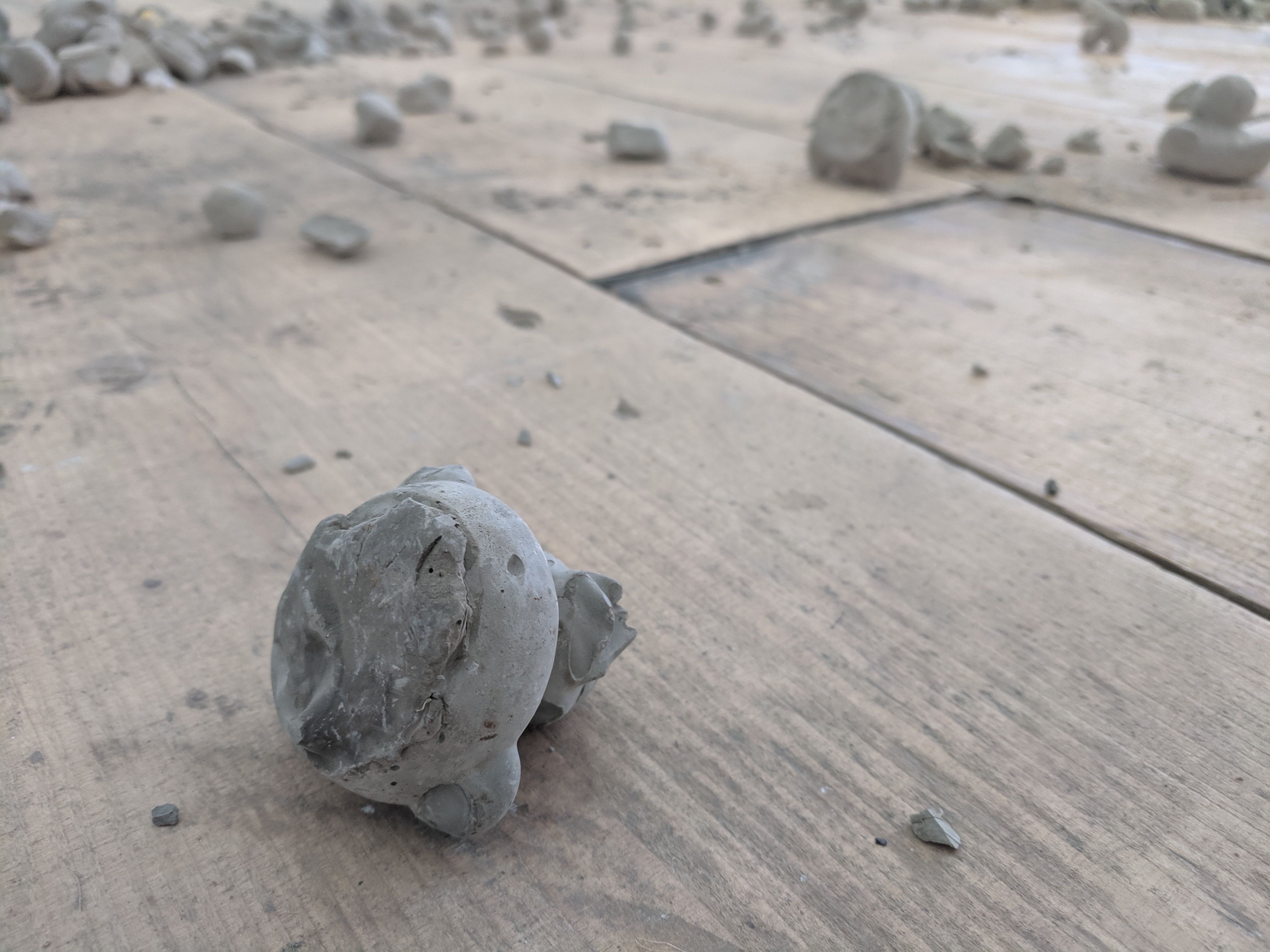 Detail from 'Snap, Crackle, Pop', Tension Fine Art Gallery, 2019